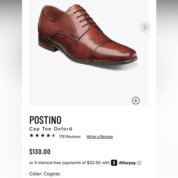 Florsheim Men’s Brown Dress Shoes - Picture 2 of 12